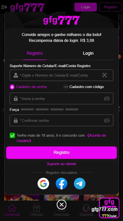gfg777.com: Cadastre-se Entre nas mesas ao vivo e sinta a emoção